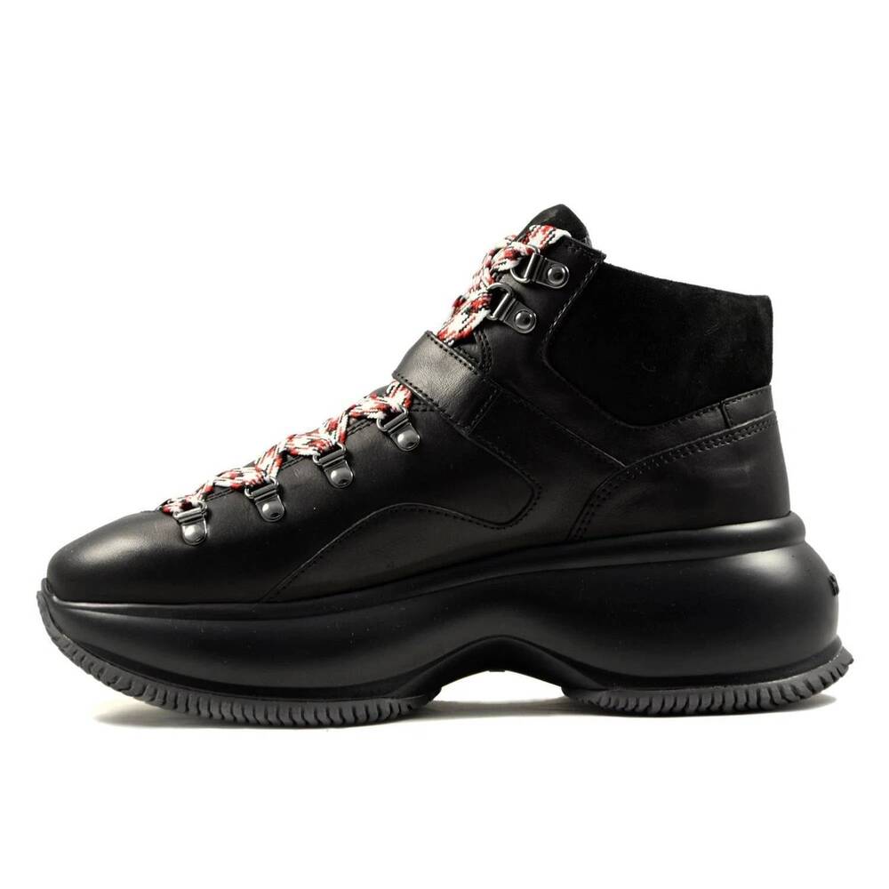 NEW HOGAN women's maxi i active ankles boots in black